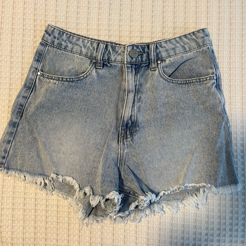 Denim shorts
